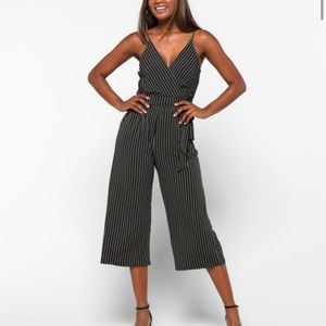 Kaileigh Rica Knit Crop Jumpsuit